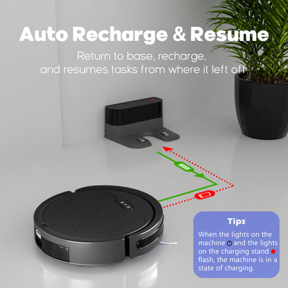 Robot Vacuum And Mop, 3 In 1 Combo Cleaner For Home, 5000Pa Suction, 120 Mins Run Time.