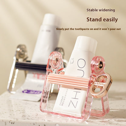 Light Luxury Toothpaste Dispenser Household Manual Spinning Material Squeezing Machine