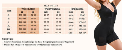 Full Body Shaper Butt Lifter With Zipper Crotch
