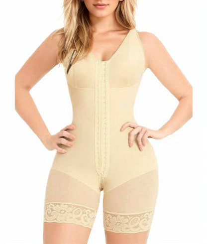 Full Body Shaper Butt Lifter With Zipper Crotch