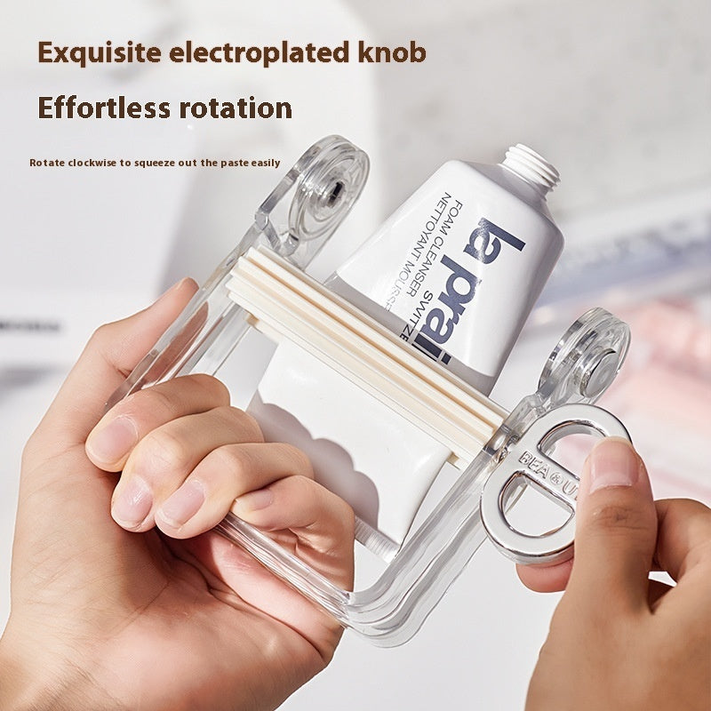 Light Luxury Toothpaste Dispenser Household Manual Spinning Material Squeezing Machine