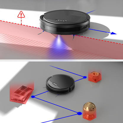 Robot Vacuum And Mop, 3 In 1 Combo Cleaner For Home, 5000Pa Suction, 120 Mins Run Time.