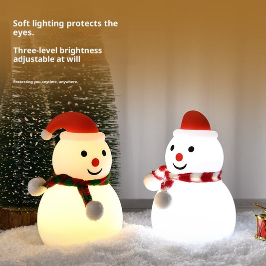 Snowman Glow Lamp – Christmas Night Light with Music