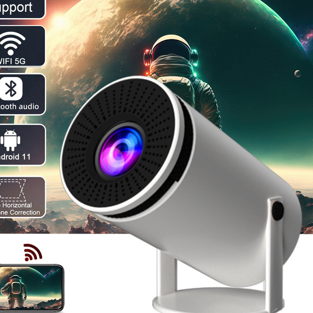 Mini Barrel Projector – Smart Android HD Home Entertainment Projector