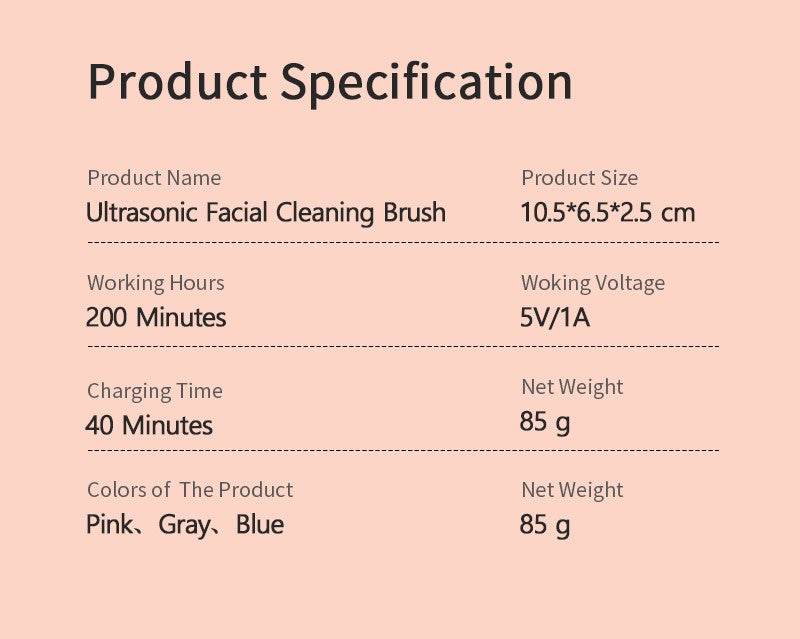 Silicone Sonic Face Cleanser