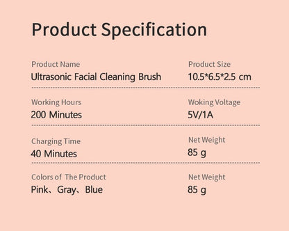 Silicone Sonic Face Cleanser