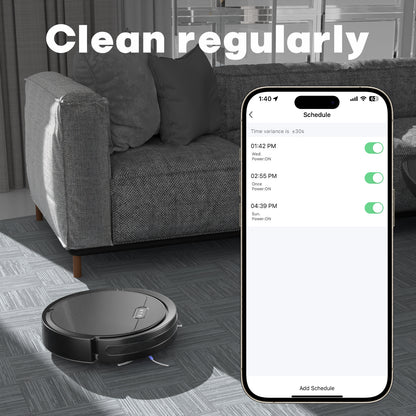 Robot Vacuum And Mop, 3 In 1 Combo Cleaner For Home, 5000Pa Suction, 120 Mins Run Time.